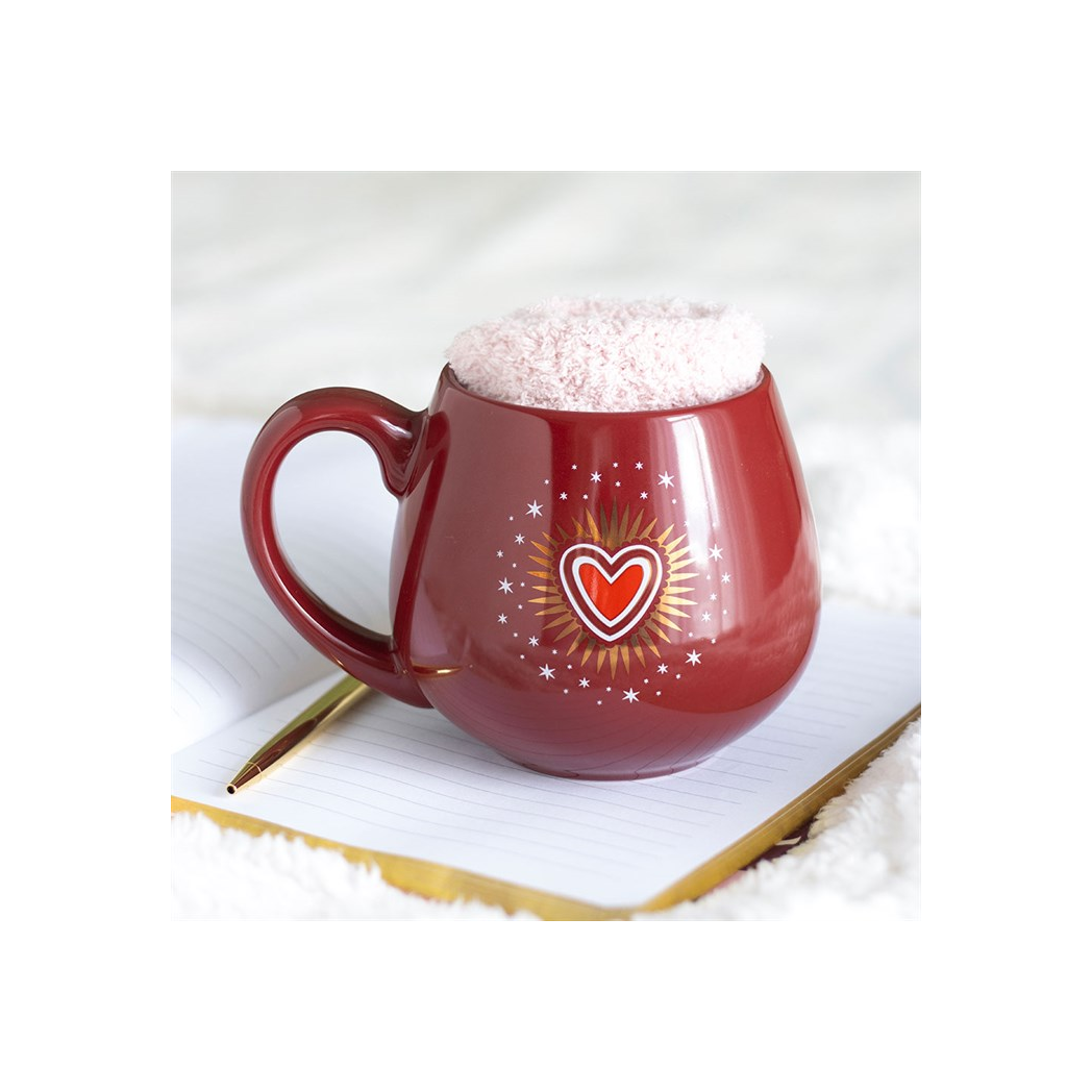 Sacred Heart Mug and Socks Set