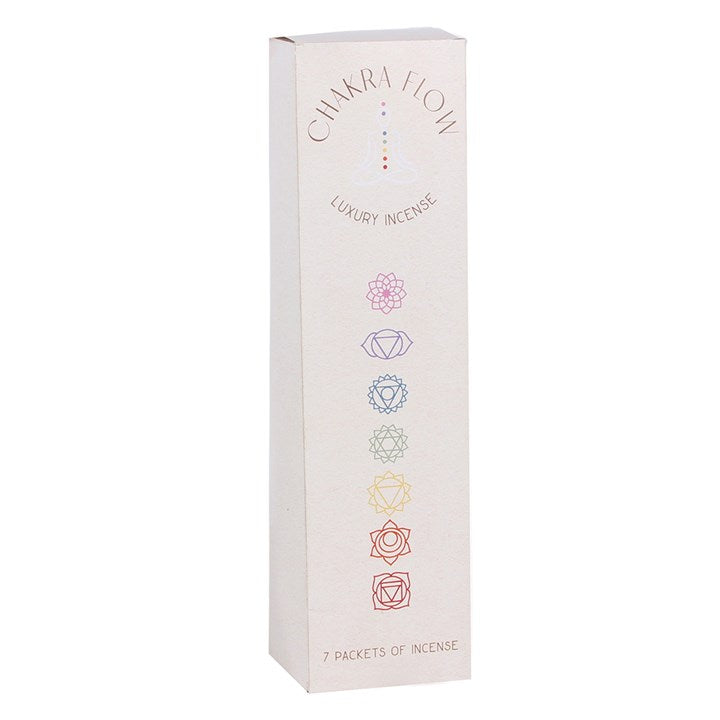 Set of 7 Chakra Flow Incense Stick Packs