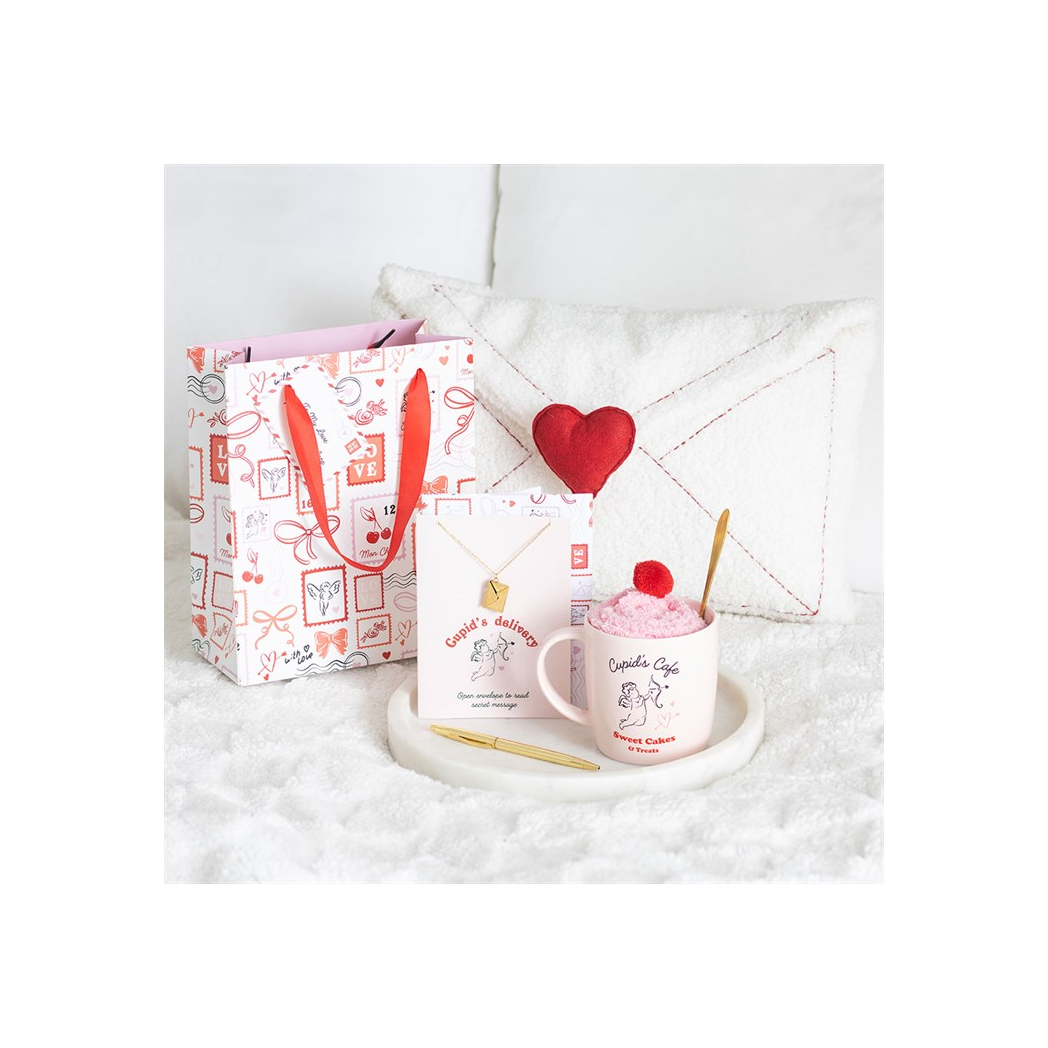 Valentine Postage Stamp Print Gift Bag