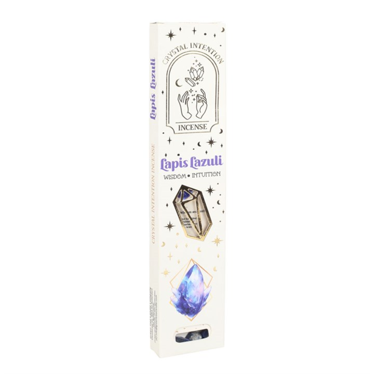 12 Packs of Native Soul Crystal Intentions Incense with Lapis Lazuli Chips